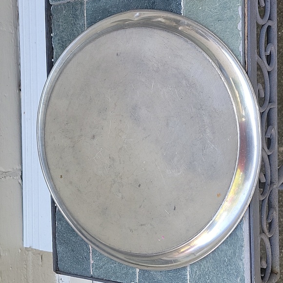 Pewter Tray, Pitcher And Candle Holders. Genuine Pewter From Holland - Picture 5 of 16